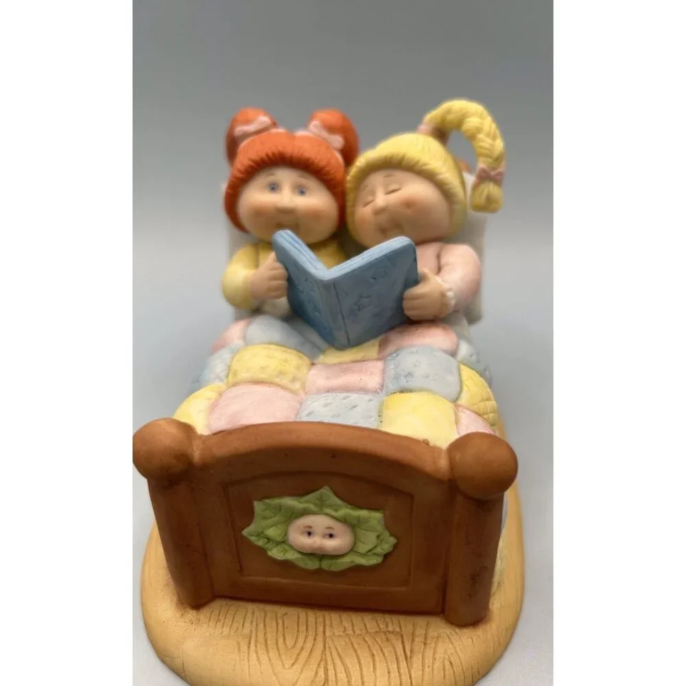 Bedtime Story Xavier Roberts Cabbage Patch Dolls Kids Figurine Porcelain 1984 - Picture 6 of 8